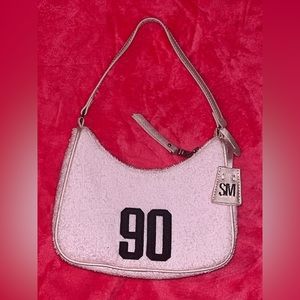 💖 NWOT PINK STEVE MADDEN TERRY CLOTH BAG 💖